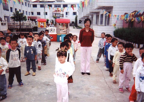 Children outside the orphanage